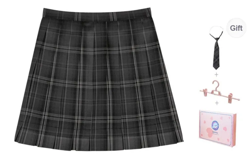 Tokyo Season Casual Short Skirts Spring And Summer Women's Gift Box Set Black-13