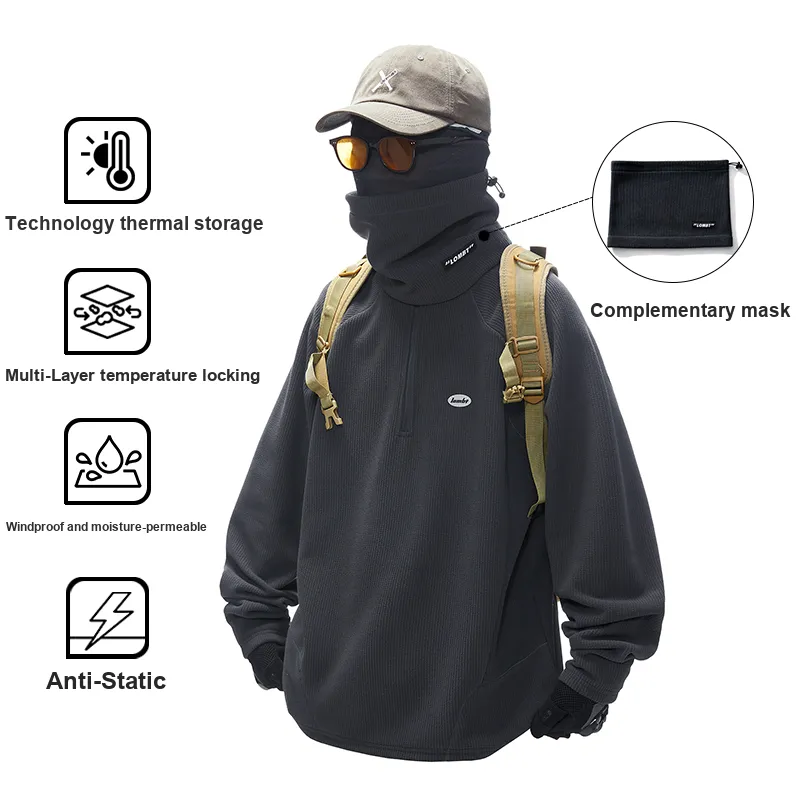LOMBT Fleece Lined Sweatshirts Unisex-1