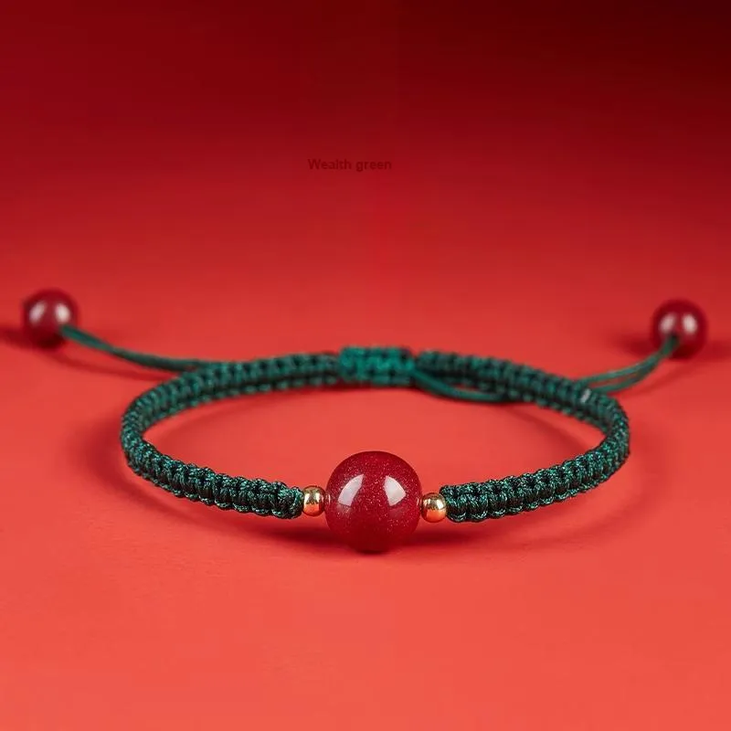 DONGFANGJIE Cinnabar Bracelets Unisex-9