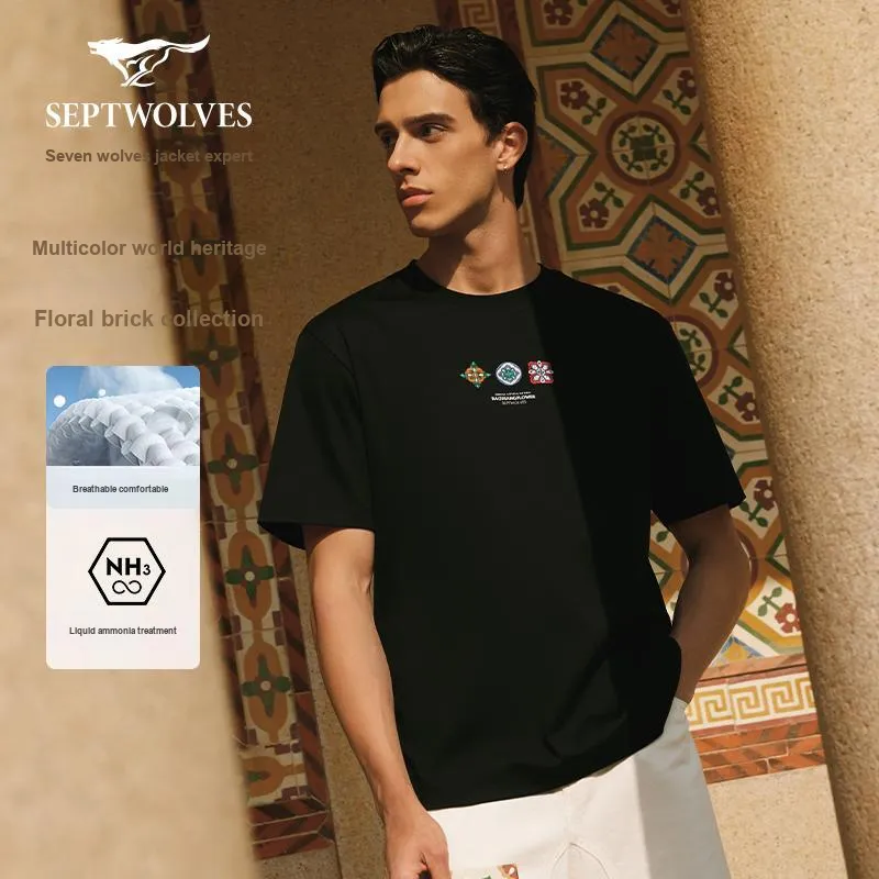 SEPTWOLVES T Shirt Shopping Bag Included Unisex-1