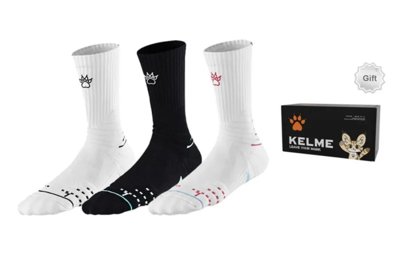 KELME Basketball Socks Unisex 3 Pack-21