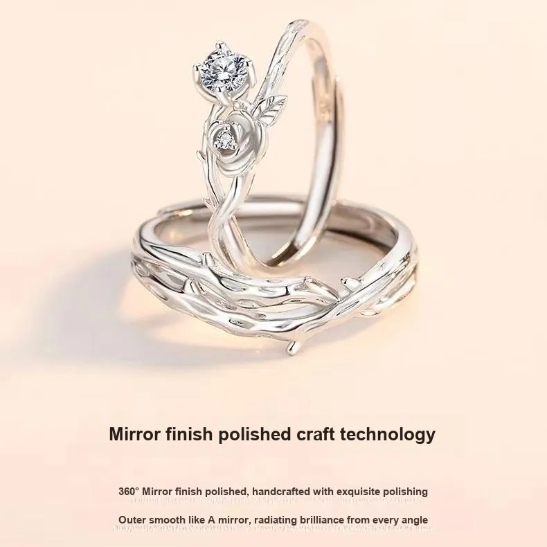 GUDUD Romantic Elegance Rings Unisex-3