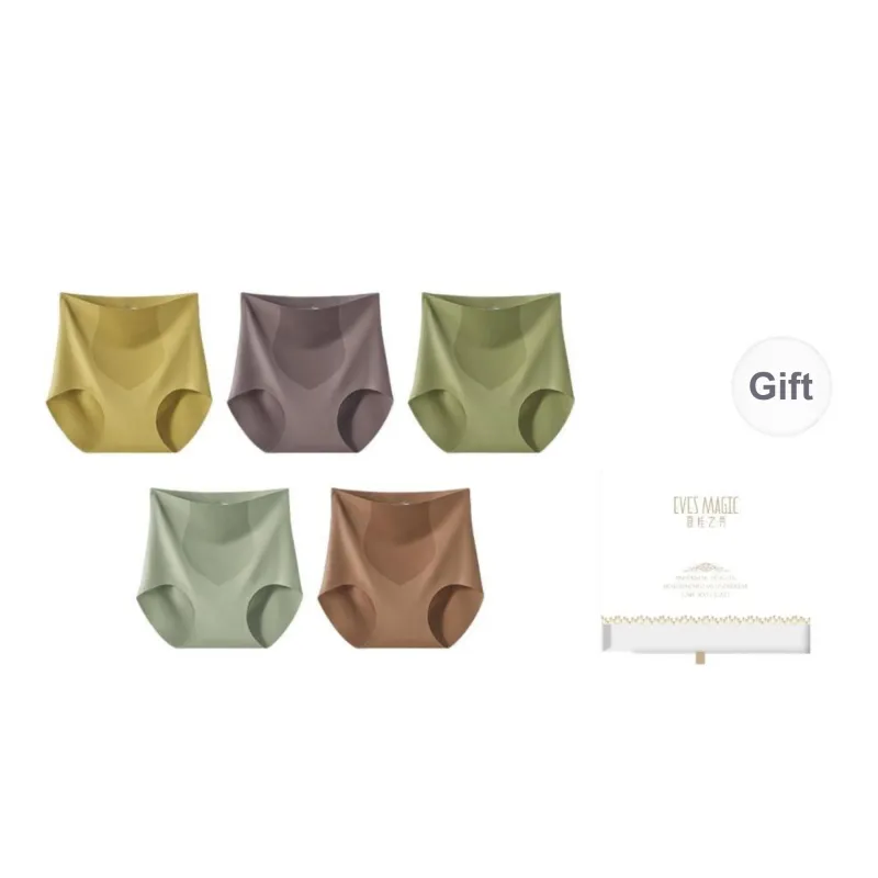 XIA.WA.ZHI.XIU Underpants Women's Shopping Bag 5 Pack-12