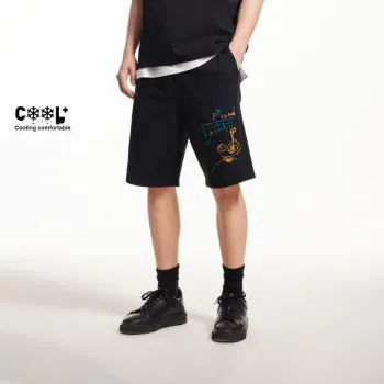 JACK JONES· x BSQ JACK JONES/Jack Jones X Basquiat Casual Shorts Men's