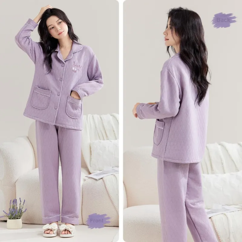 H YXIANG Women's Pajama Sets-10