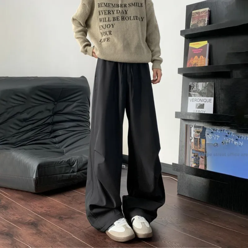 HOKLV Casual Pants Unisex Army Green-16