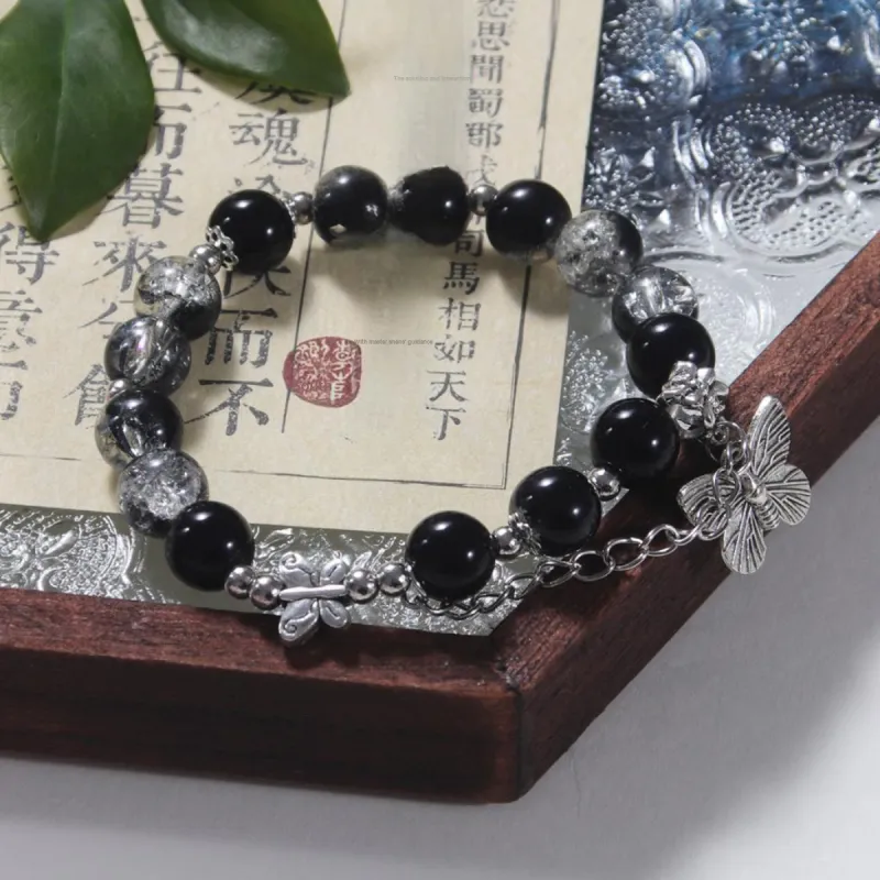 MEOBURLIY Colored Glaze Bracelets Unisex-6