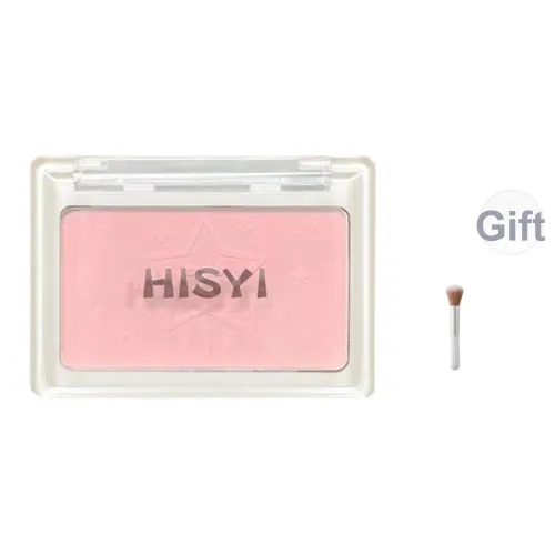 HISYI Живой Прозрачный Monochrome Blush Легко смешивается Осветляющий Тон Кожи Естественный Матовый