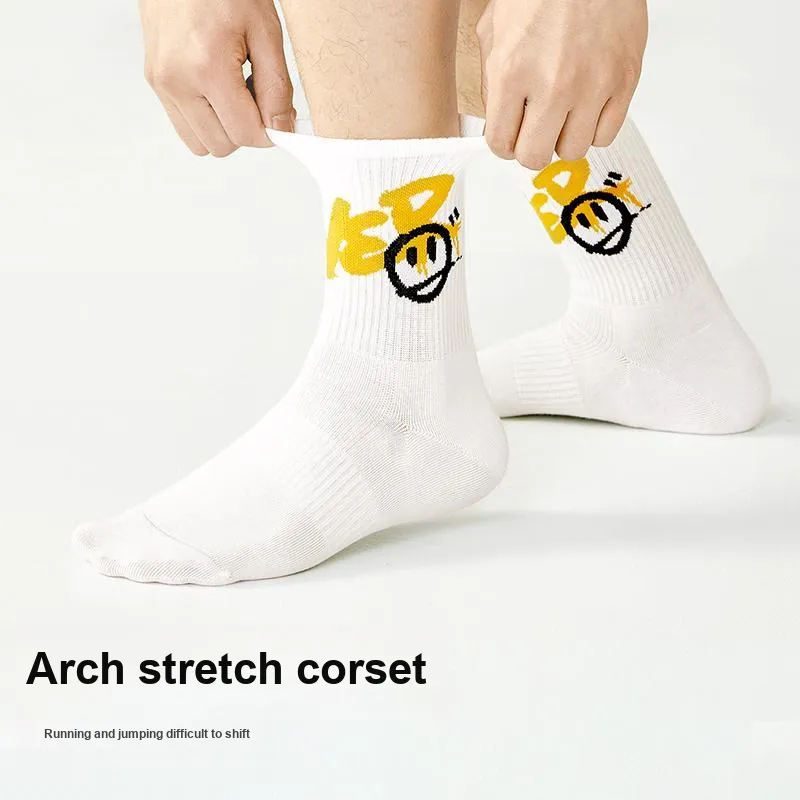 B&C.Room Mid Calf Socks Unisex 5 Pack-4