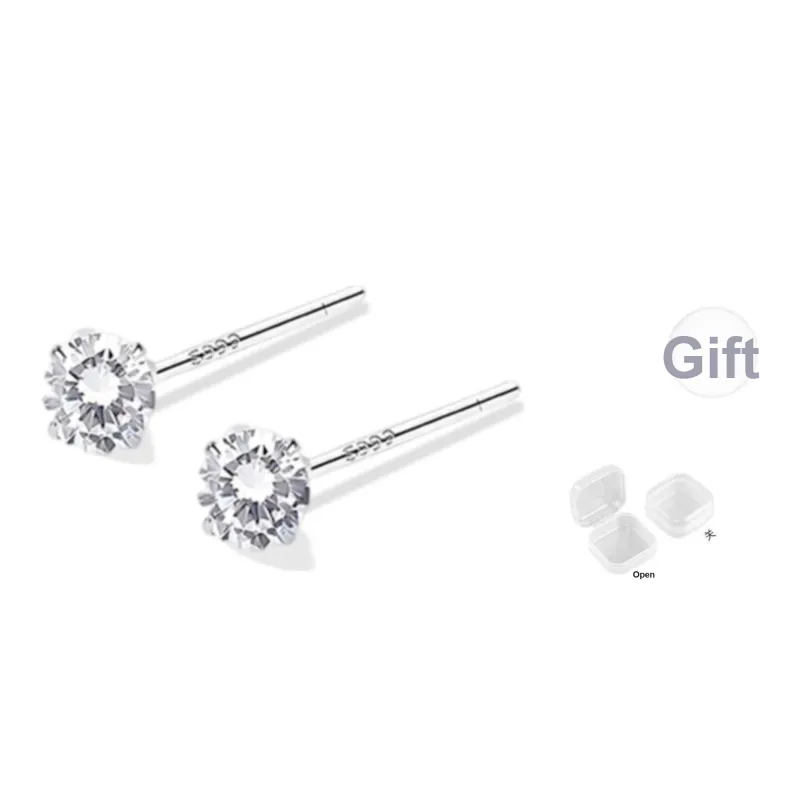 Shiban S999 Stud Earrings Women's-1