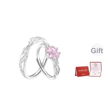 Lao Feng Xiang S925 Silver Rings Women's