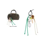 Baseball-Green+Ecru Lanyard