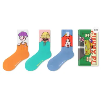 PL Mid Calf Socks Unisex Shopping Bag 3 Pack