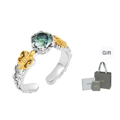 YPYN 925 Sterling Silver Rings Women's White Gold