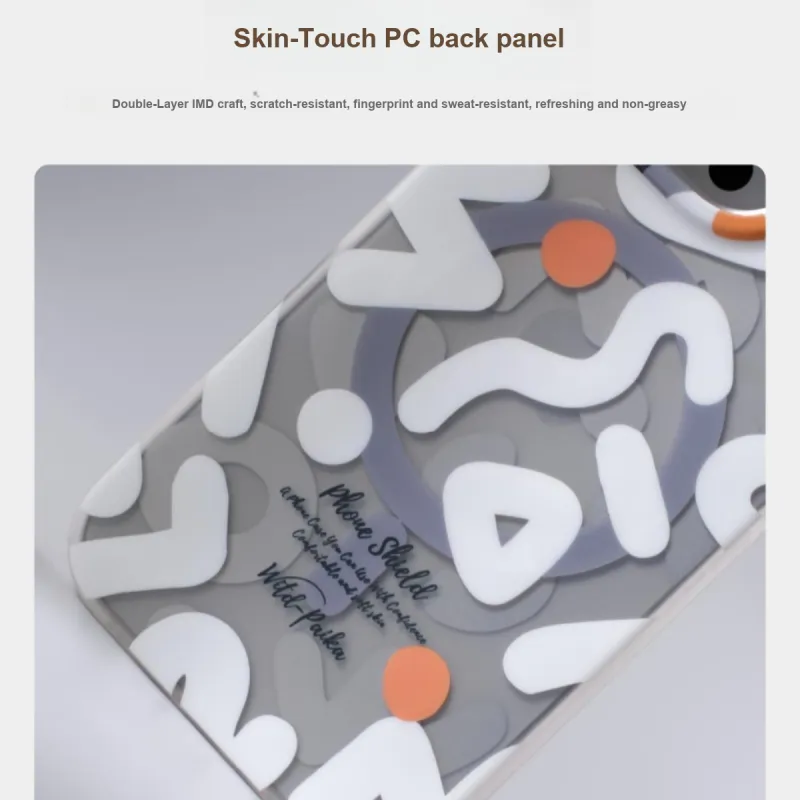DEPA PC Material Still Graffiti Trendy And Cool Magnetic Phone Cases Compatible With Apple 12/13/14/15/16 Series-3