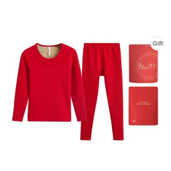 Red bean Women's Thermal Sets