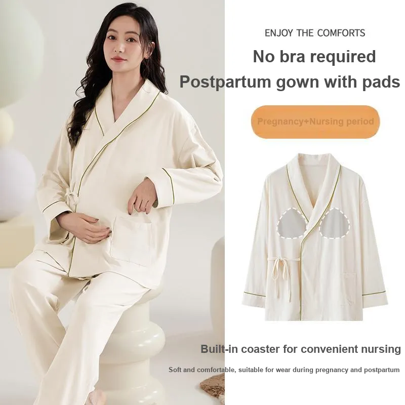 XIAFENYAN Pajama Set Women's Apricot-1