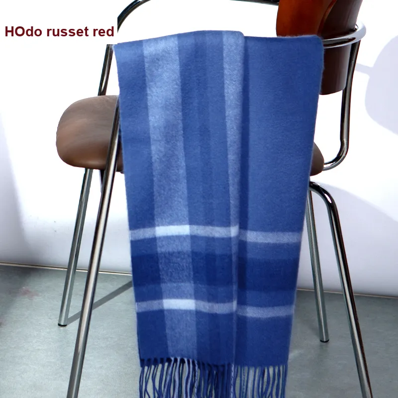 Red Bean 30% Cashmere 70% Wool Knit Scarves Women's-32