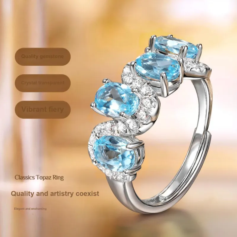 IL&CO. Colored Gemstone Rings Women's-1