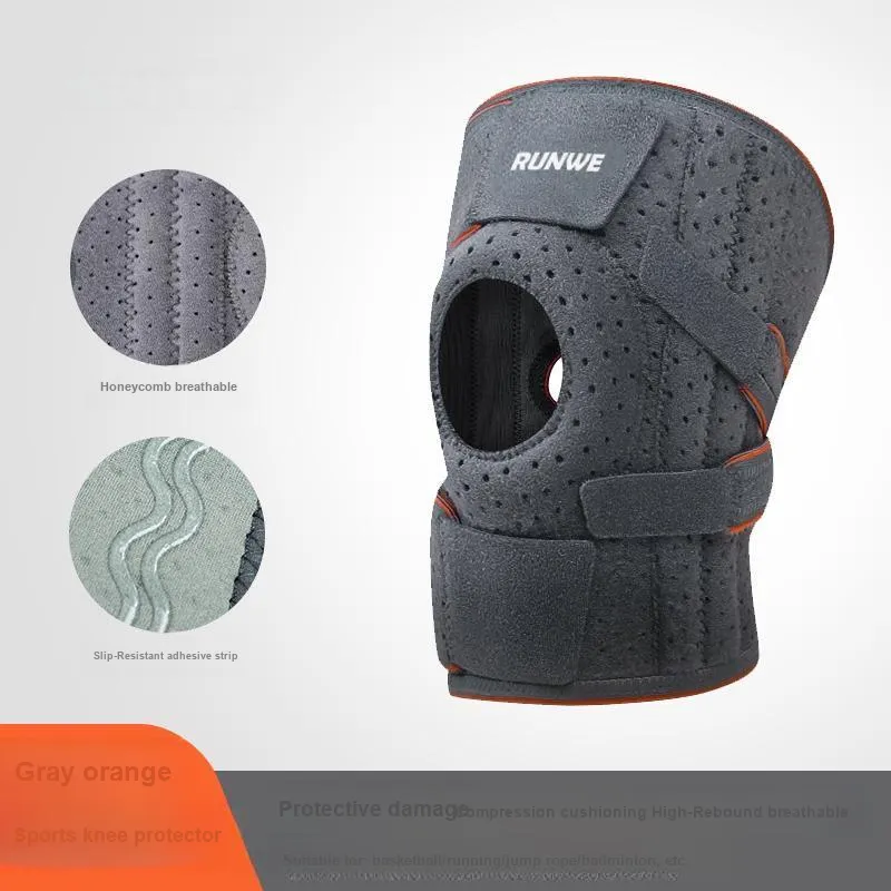 MEEJAS Knee Pads Polyamide Silicone Elastane Rubber Badminton Unisex-1