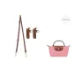 Cotton Candy Pink 95-124cm Leather Strap+[Perforated]Set