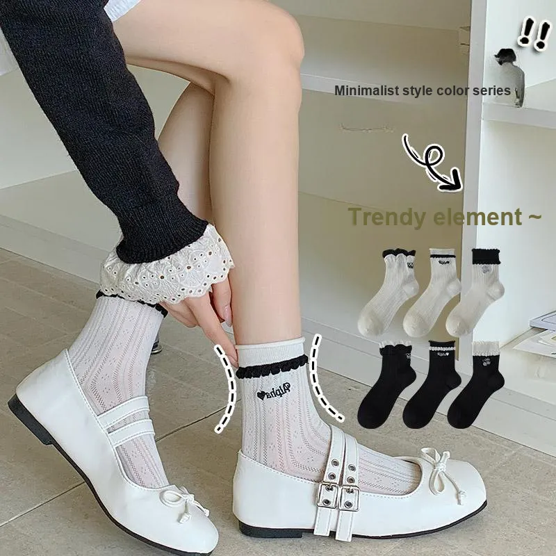 7 SEVFUN Mid Calf Socks Women's-1