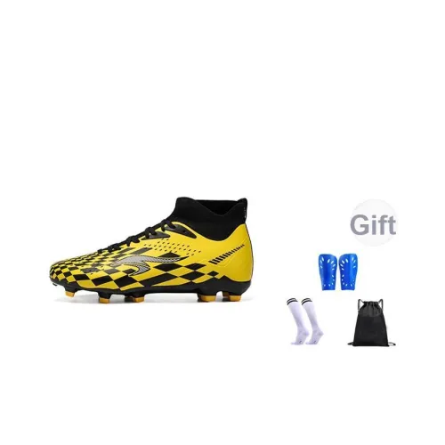 SUNAIS Искусственный шип Естественная трава Противоскользящий Устойчивый к истиранию Дышащие футбольные бутсы унисекс Черный Желтый