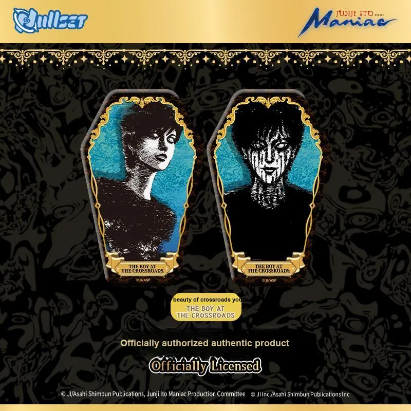 Nullset Ito Junji Obsession Irregular Shape Glow in The Dark Collection Badges-5
