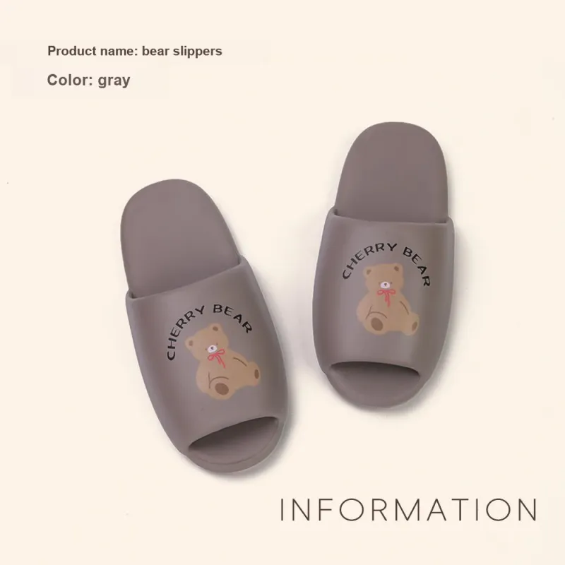 SHIGUDE Sandal Slippers Unisex, Gray-2