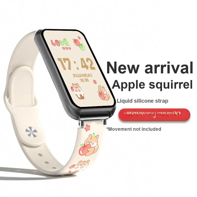 Mr. Strap Watch Band Keep Compatibility Silicone Material-1