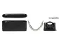 [Clothing Sets]nano Horizontal Black DuPont Paper Liner+Gold Decorative Chain 30cm