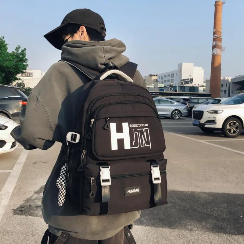 GEERDUN Nylon Backpack Unisex Multicolor-3
