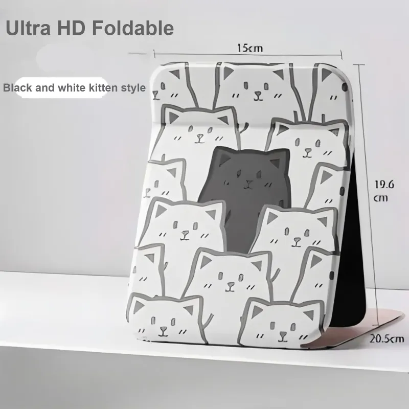 Jingda Desktop Tulip Stand Portable Foldable Mirror Grooming-12