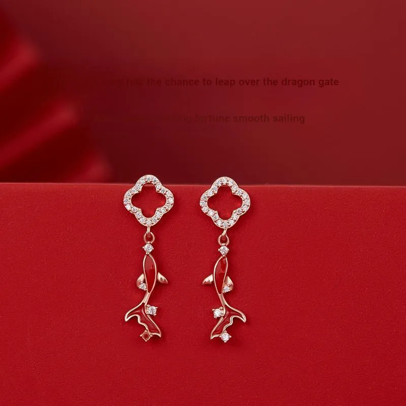 MCK 925 Sterling Silver Earrings Women's-1