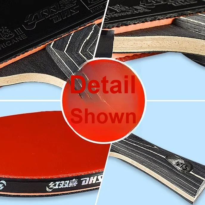 DHS Ping Pong Paddles Unisex Solid Wood Baseboard-3