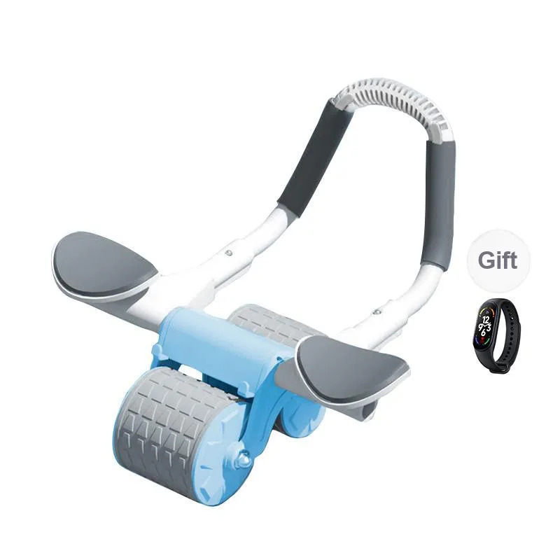 SMVP Abdominal Roller Fitness Equipment Automatic Rebound Tummy Tucking Magic Household Ab Roller-8