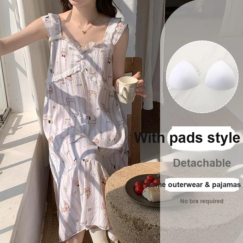 OUSHIBO Nightgown Women's Image Color-6