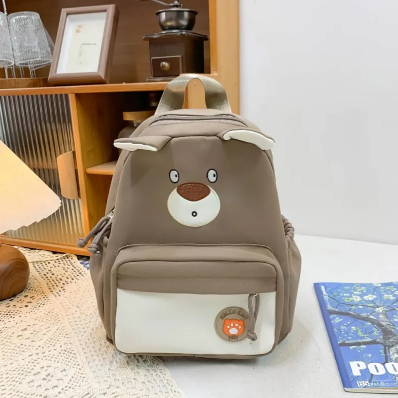 URBAN FOREST Nylon Backpack Regular Unisex Purple/Brown/Khaki/Blue/Pink/Black-7