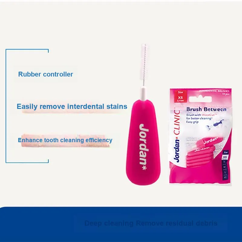 JORDAN Interdental Cleaning Interdental Brush Portable 10 Sticks-1