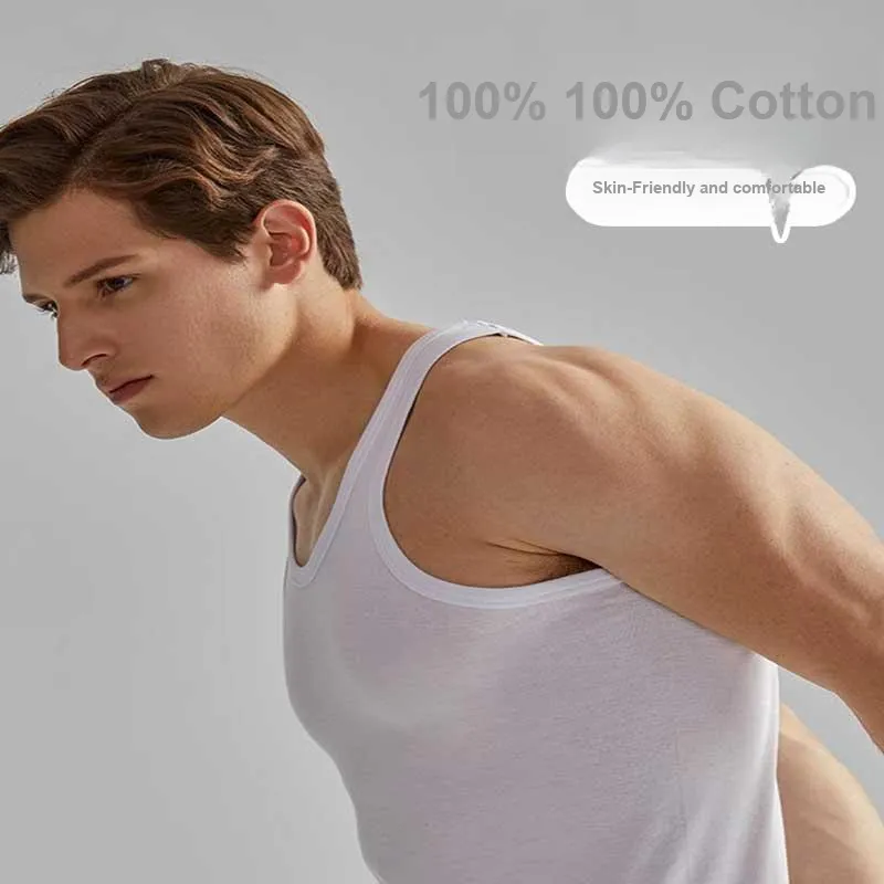 H YXIANG Men Tank Tops-0