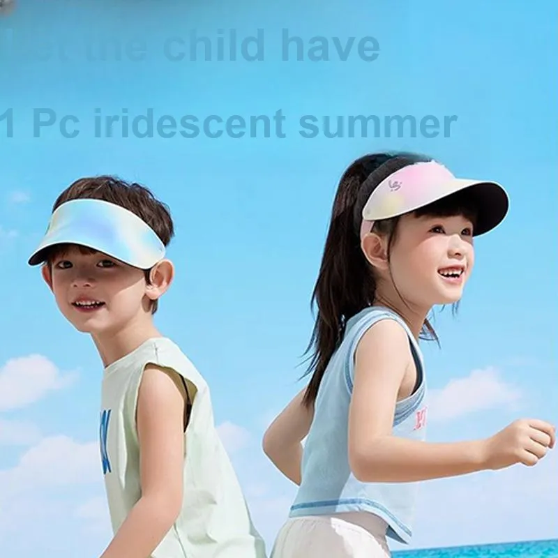 LUSN Polyamide Lightweight Outdoor Sports Summer Hats & Caps Sun Protection Hat For Girls Kids'-4
