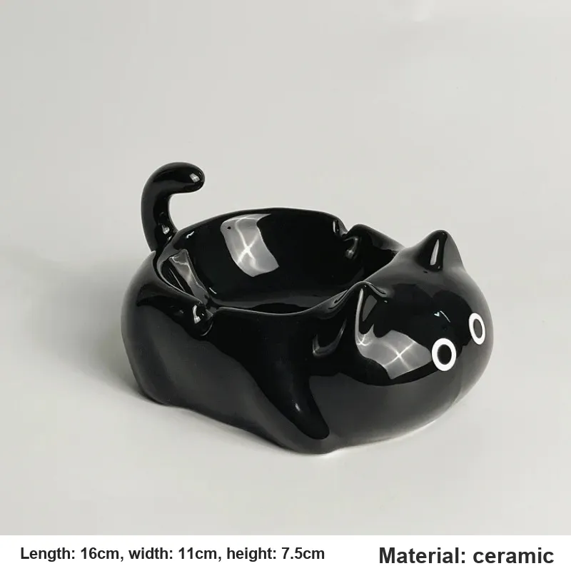 Meter Cat Control Black Cat Couple Ornament, Small And Refined-3