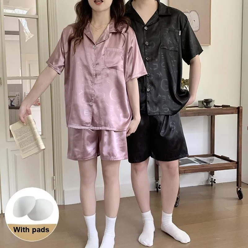 YUZHAOLIN Pajama Set Summer Unisex-12