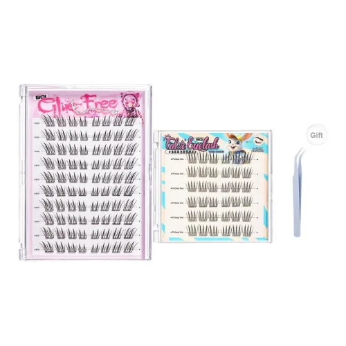 BQI Лиса Series+Кролик Chirp Клей Бесплатно Искусственные ресницы Увеличивающие объем Стиль Натуральный Увеличение длины Стиль