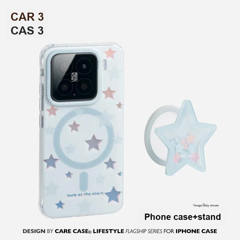 CARECASE TPU Material Creative Print Collection Magnetic Phone Case Compatibility With Xiaomi 15/15 Pro-15
