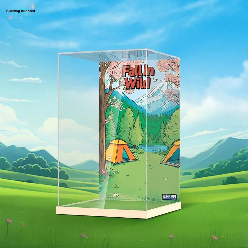 LIGHT YOUR BRICKS Compatibility Bubbles Matlabubu And ZIMOMO Vinyl Doll Display Case Model Accessories-20