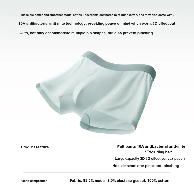 SEM/R Underpants Men's 3 Pack Shopping Bag-7