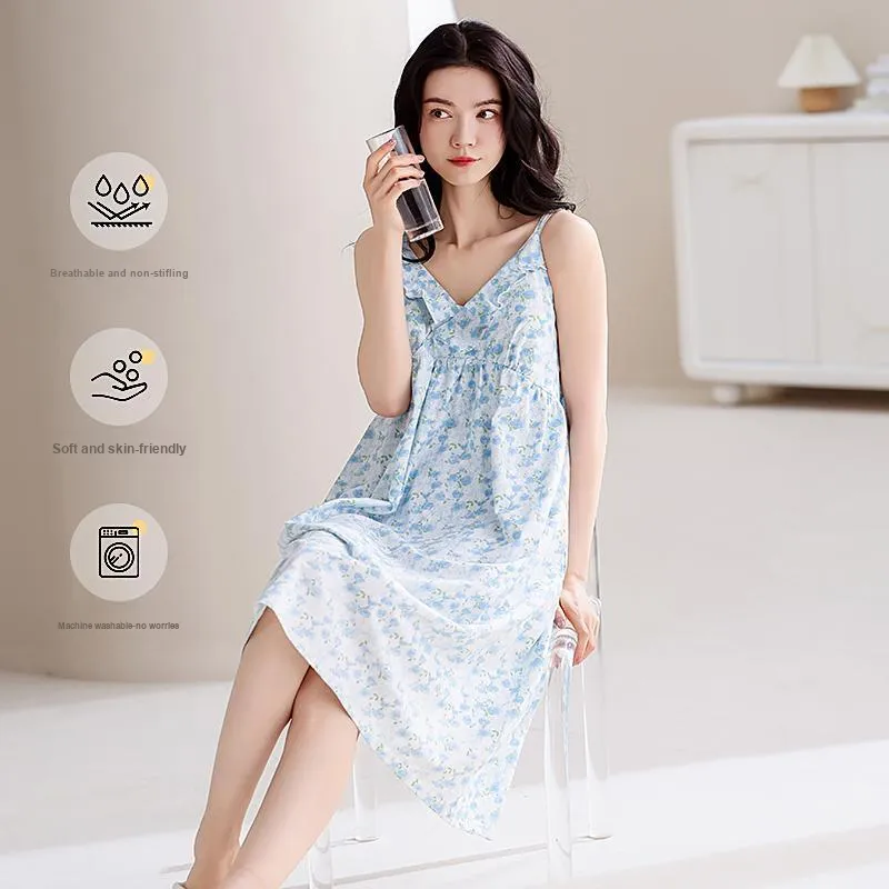 Lan Miao Women's Nightgowns-4