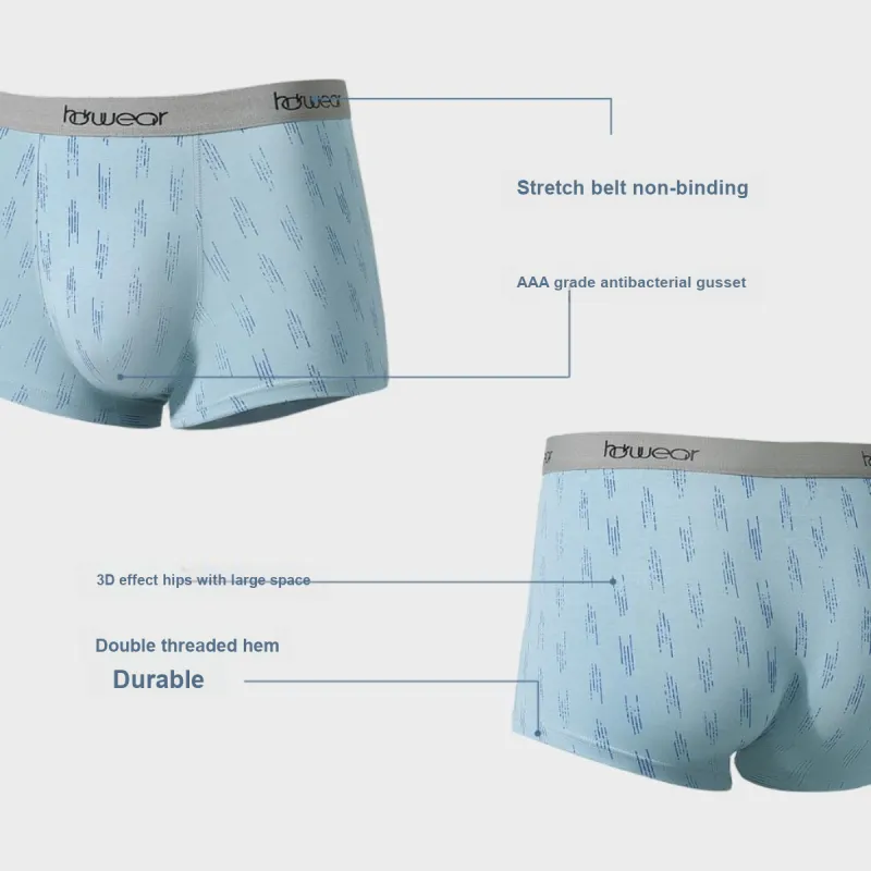 Red Bean Underpants Men's 4 Pack-4