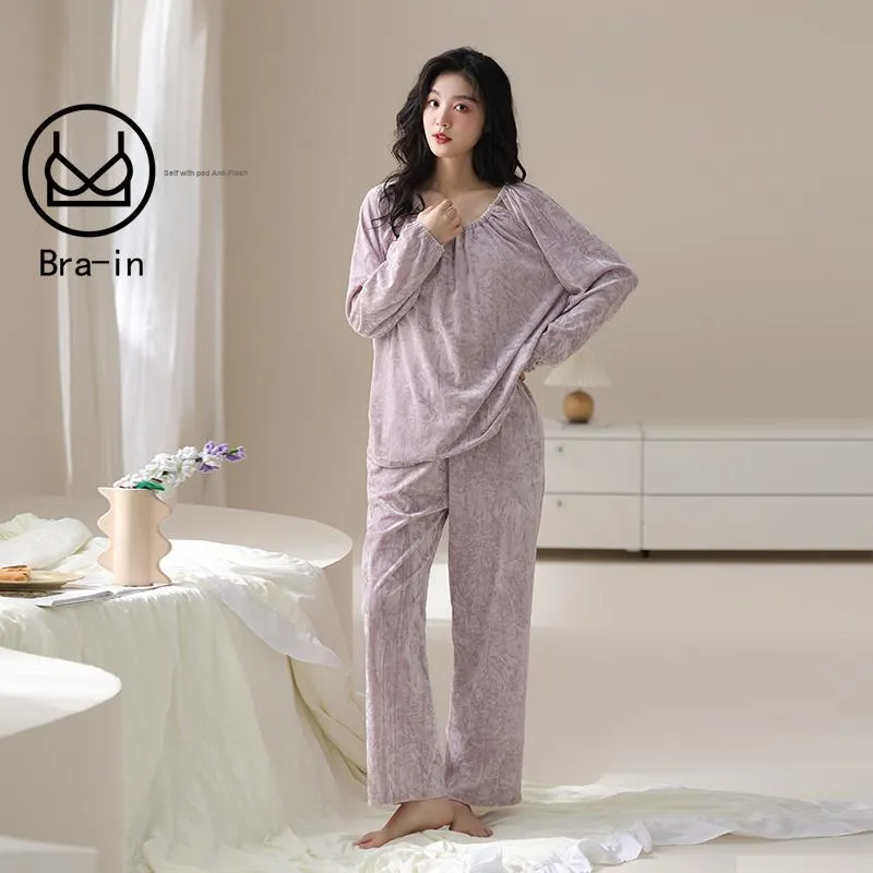 MADALLO Pajama Set Women's Light Purple-4